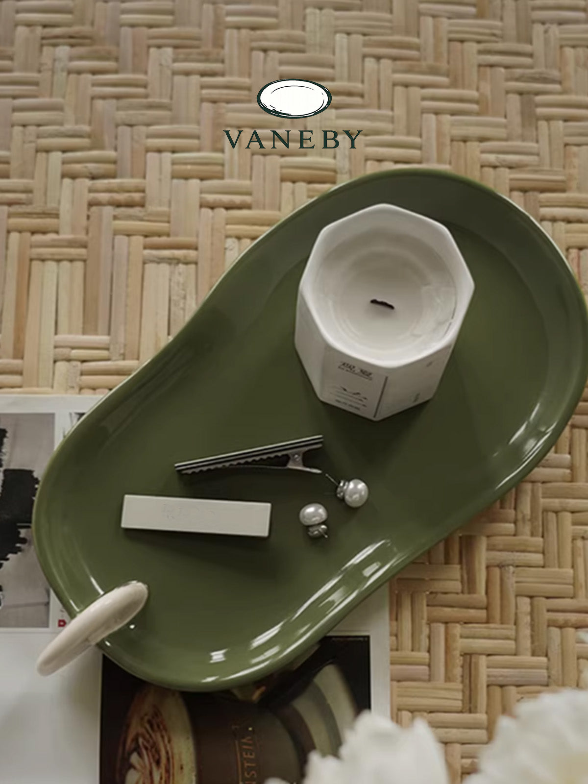 Handcrafted Ceramic Serving Tray
